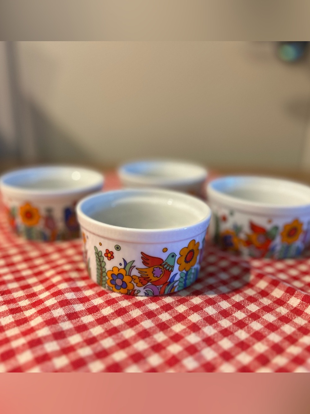 Royal Crown Porcelain Ramekins 4